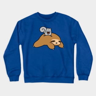 Sloth and Squirrel Crewneck Sweatshirt